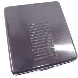 Vintage No Boundaries CD DVD Storage Case Holder Wallet Black 24 Disc Hard metal